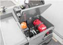 Balayeuse industrielle grandes surfaces - R180 Balayeuse industrielle autoportée à bennage hydraulique