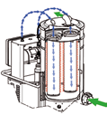 Aspirateur pour poussière colmatante - TS750PN Autolaveuse